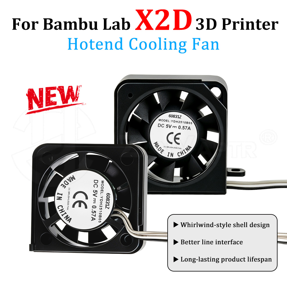 Hotend Assembly - For Bambu Lab X2D Hotend Cooling