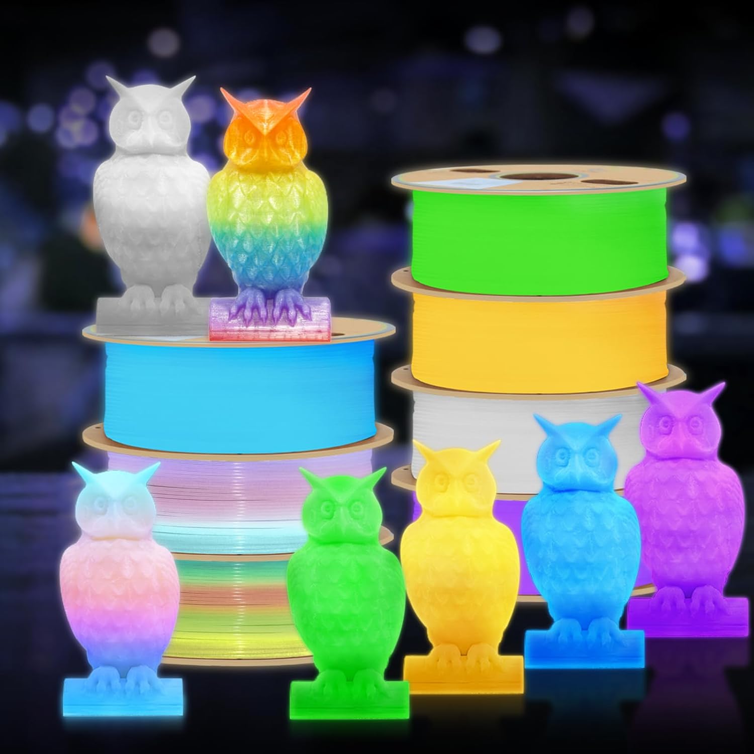 Glow-in-the-dark TPU Filament  - Filament 1.75 评论和价格