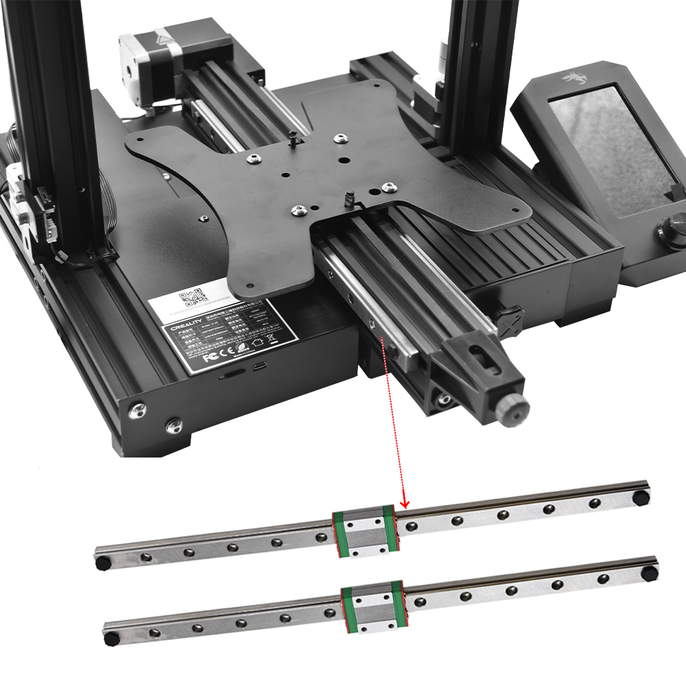 Ender 3/V2/Pro 3D Printer Y-ax - Linear Rail Mgn12H Set 评论和价格