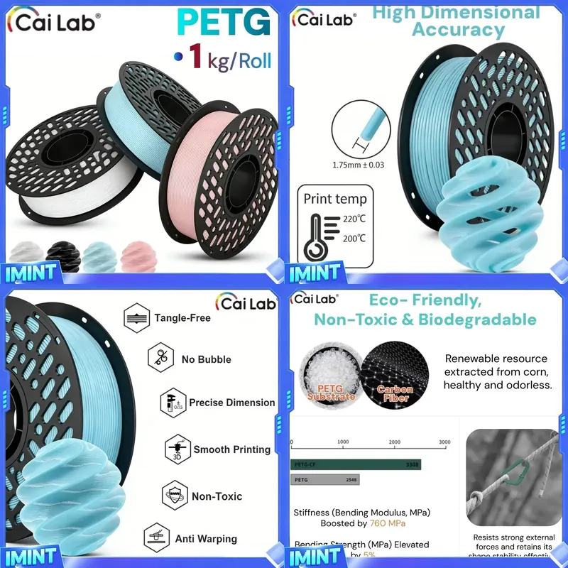 CaiLab PETG Filament 1KG,1.75m - Petg Filament 评论和价格