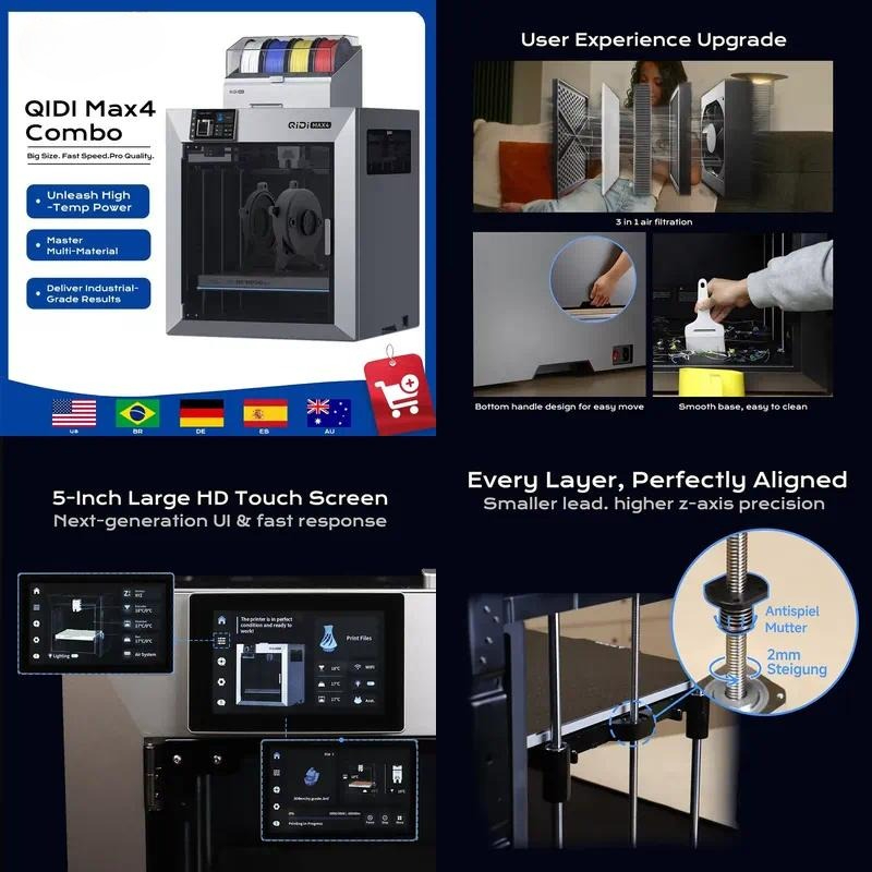 2026 hot sale for QIDI MAX4 Co - 3D Printer 评论和价格