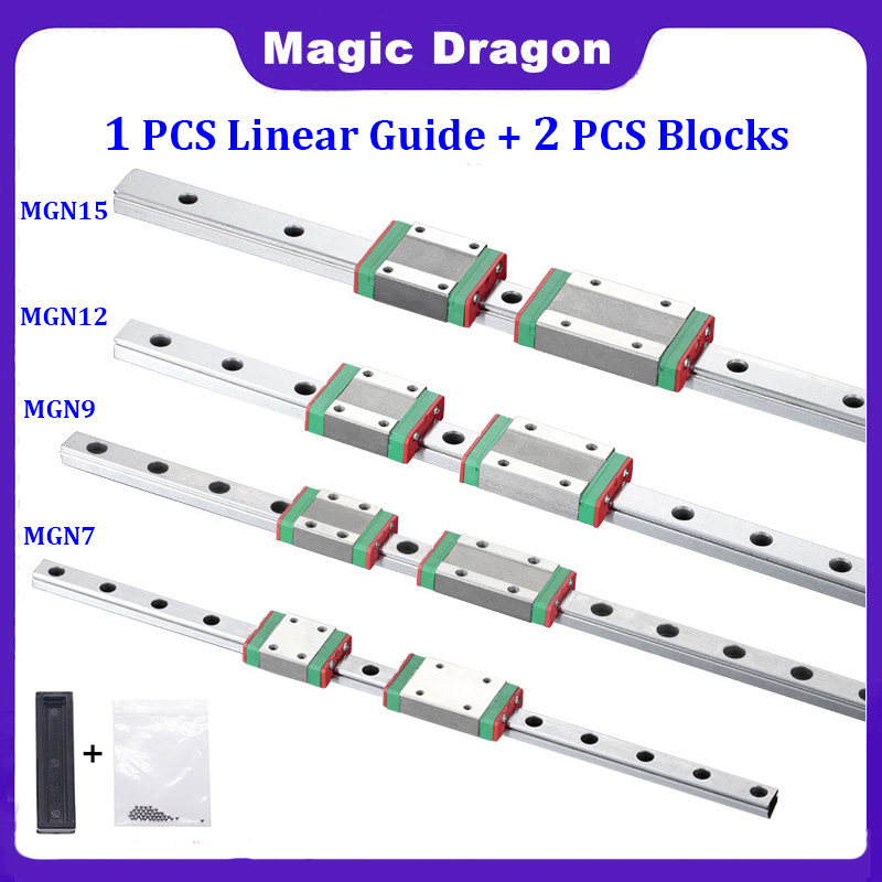 1Pc MGN7 MGN12 MGN15 MGN9 L 10 - Linear Rail Mgn12H Set 评论和价格