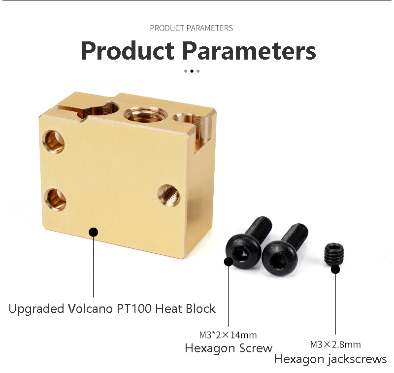 High Quality PT100 Volcano Hea - Direct Drive Extruder 评论和价格