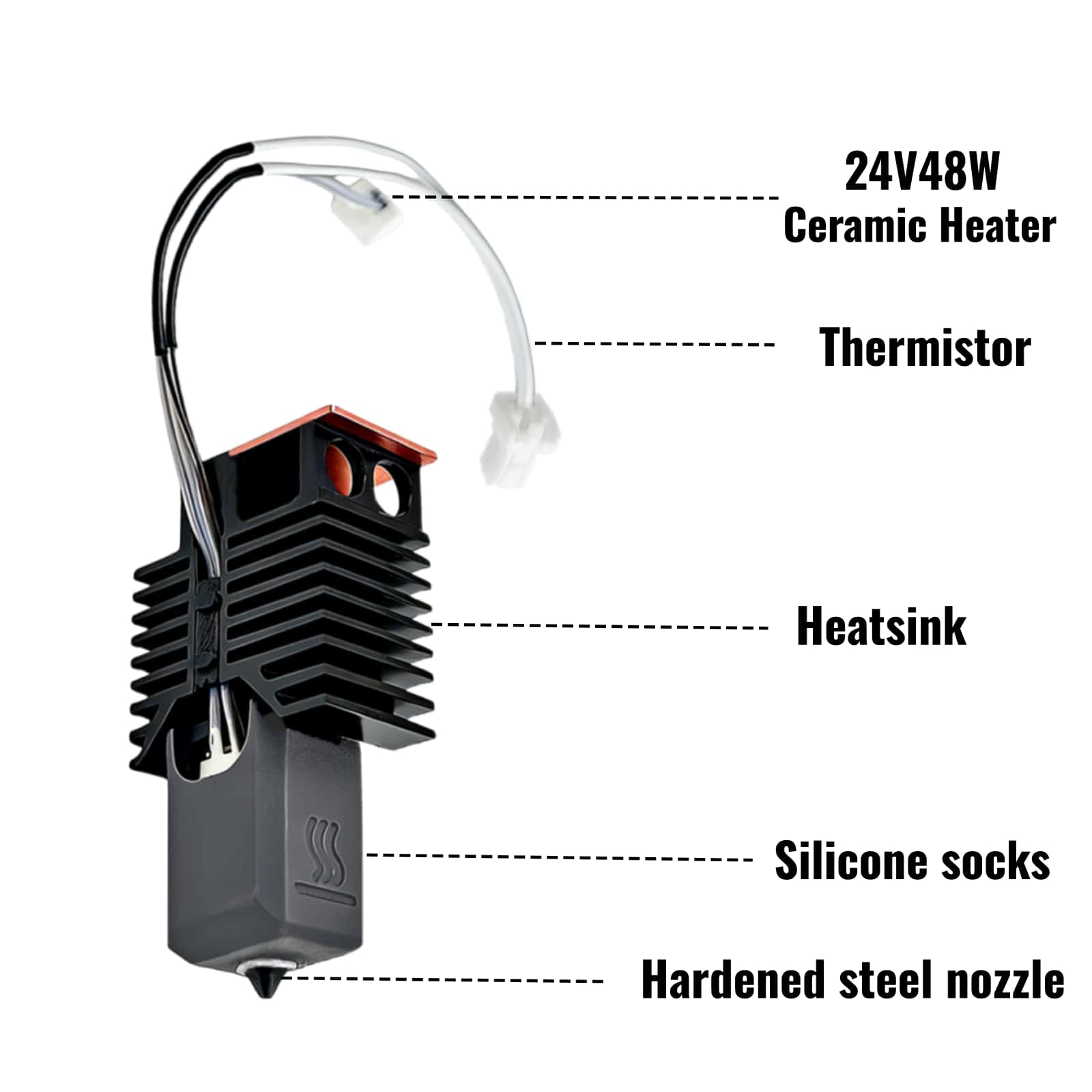 High Flow Hotend For Snapmaker - High Flow Ceramic Hotend 评论和价格