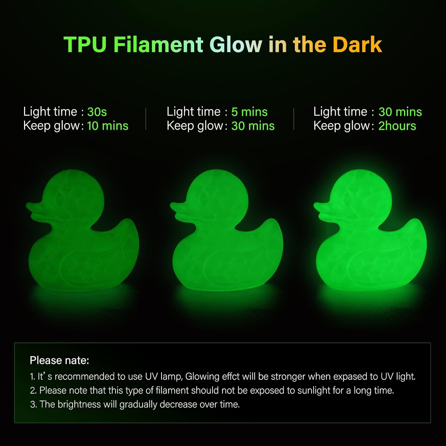 Halloween Glow in The Dark Fil - Filament 1.75 评论和价格