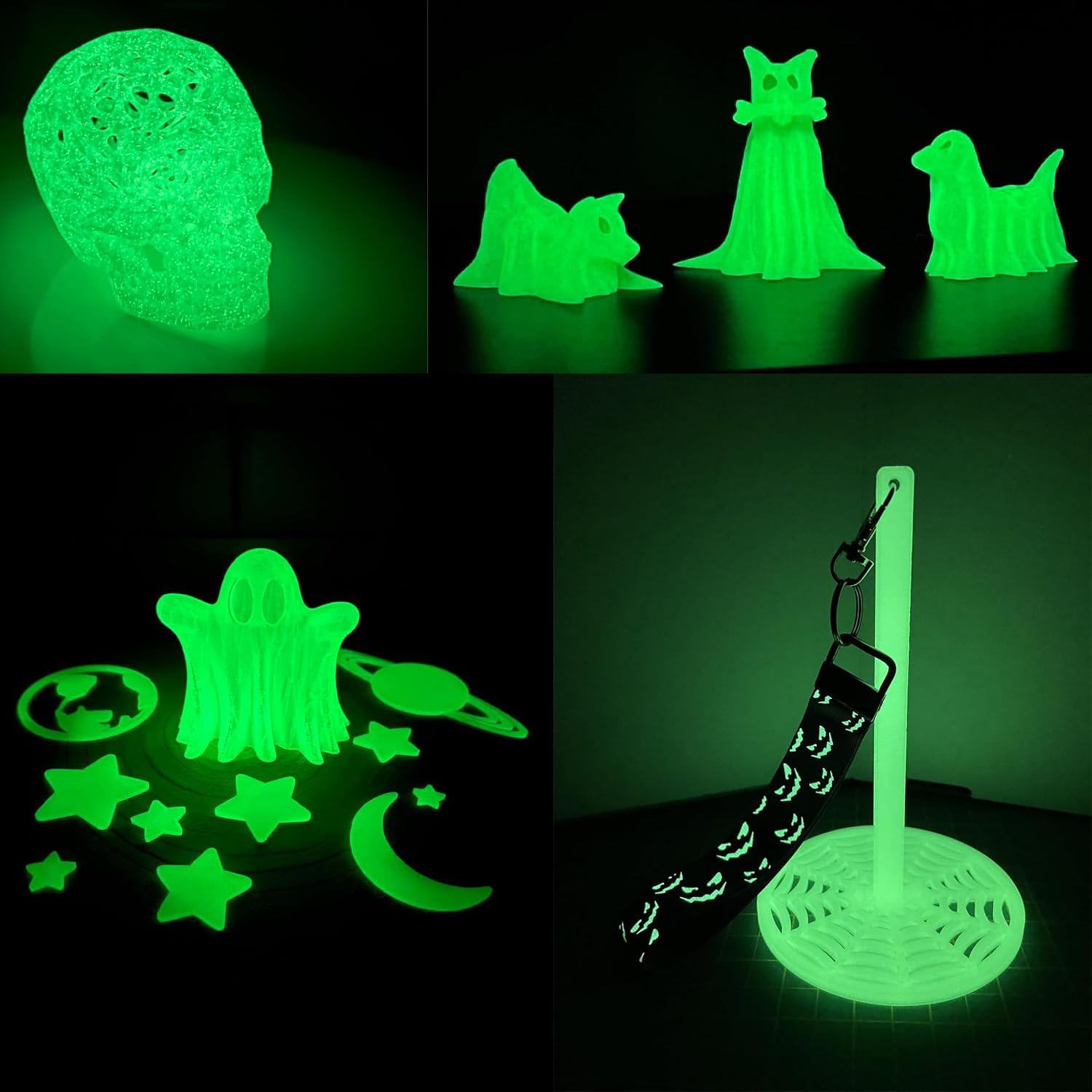 Halloween Glow in The Dark Fil - Filament 1.75 评论和价格