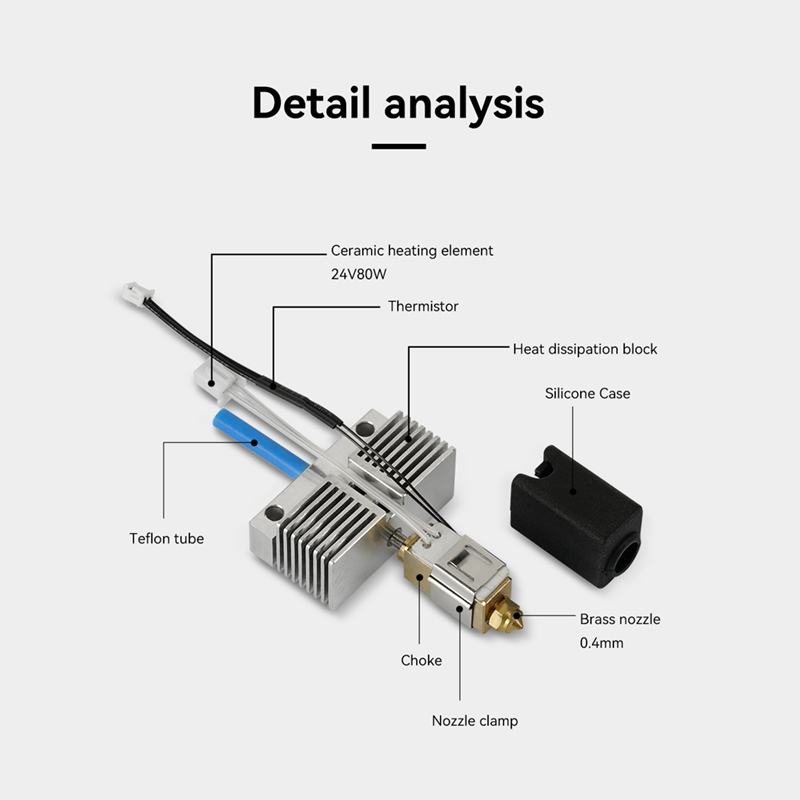For ELEGOO Neptune 4 Plus 3D P - Hotend Assembly 评论和价格