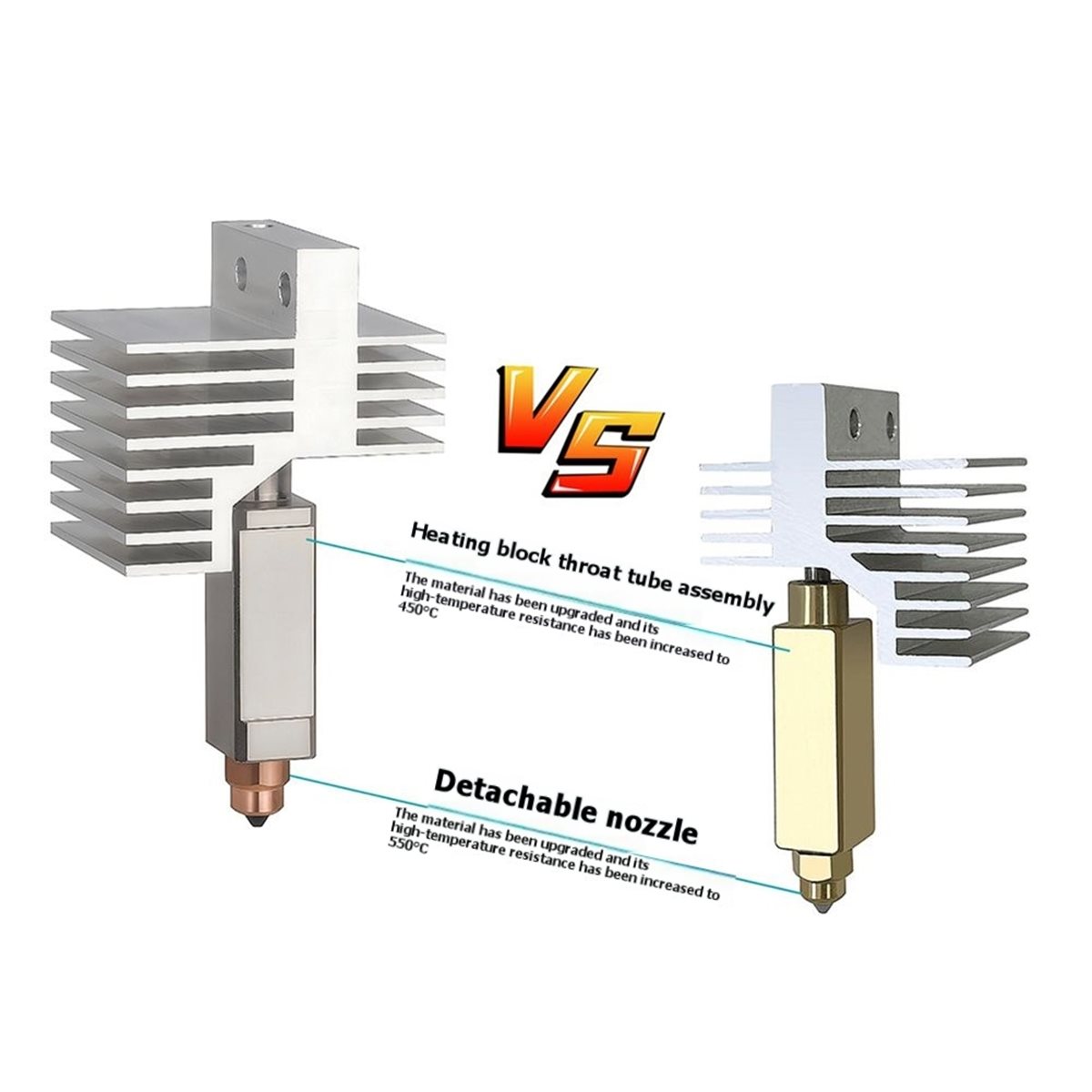 [AC18 Digital]/4pcs Hotend Noz - Printer Nozzle 评论和价格
