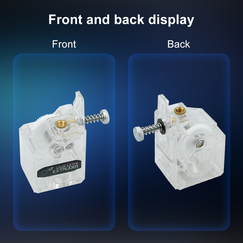 Transparent DDB Dual Drive Gea - Direct Drive Extruder 评论和价格