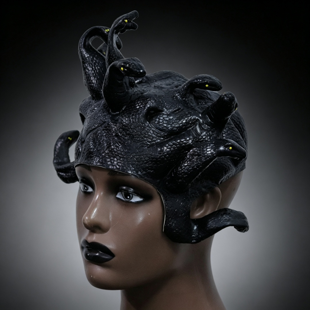 Medusa Latex Wig Mask, Horror  - Cobra Extruder 评论和价格