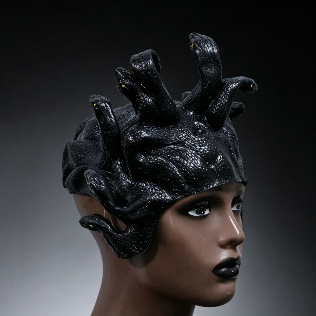 Medusa Latex Wig Mask, Horror  - Cobra Extruder 评论和价格