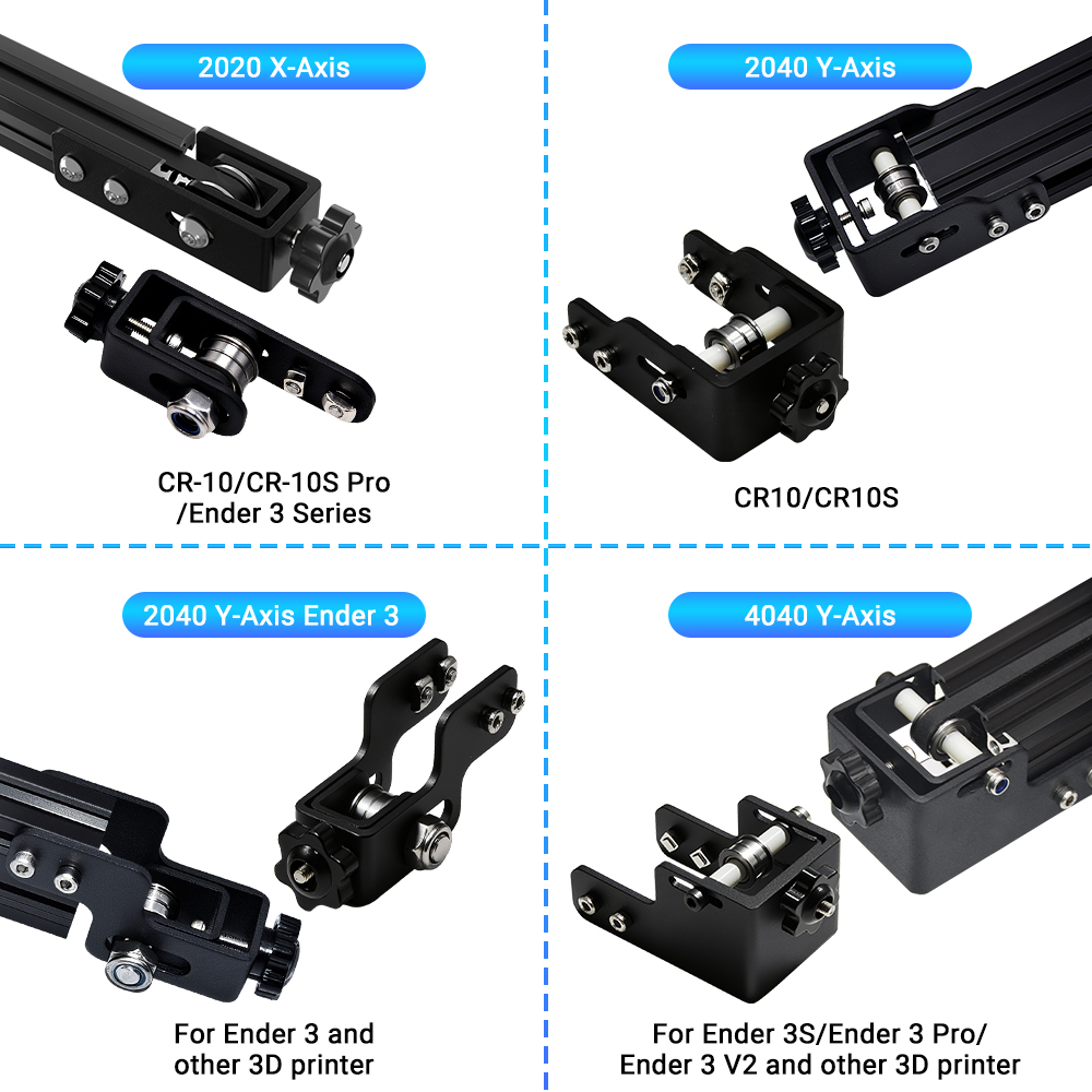3D Printer Parts Belt Tensione - Linear Rail Mgn12H Set 评论和价格